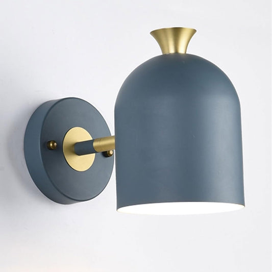 Decorative Iron Wall Lamp | 9.84"× 7.87" | Single Bulb Lighting | Metal Wall Mounted Light | Brick by Brick