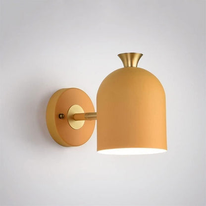 Decorative Iron Wall Lamp | 9.84"× 7.87" | Single Bulb Lighting | Metal Wall Mounted Light | Brick by Brick