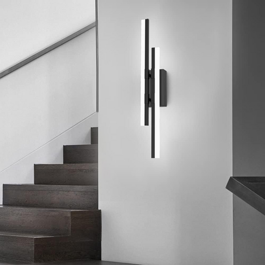 Acrylic LED Wall Light | Living Room | Metal-Acrylic | 18.9" Fixture | Brick by Brick
