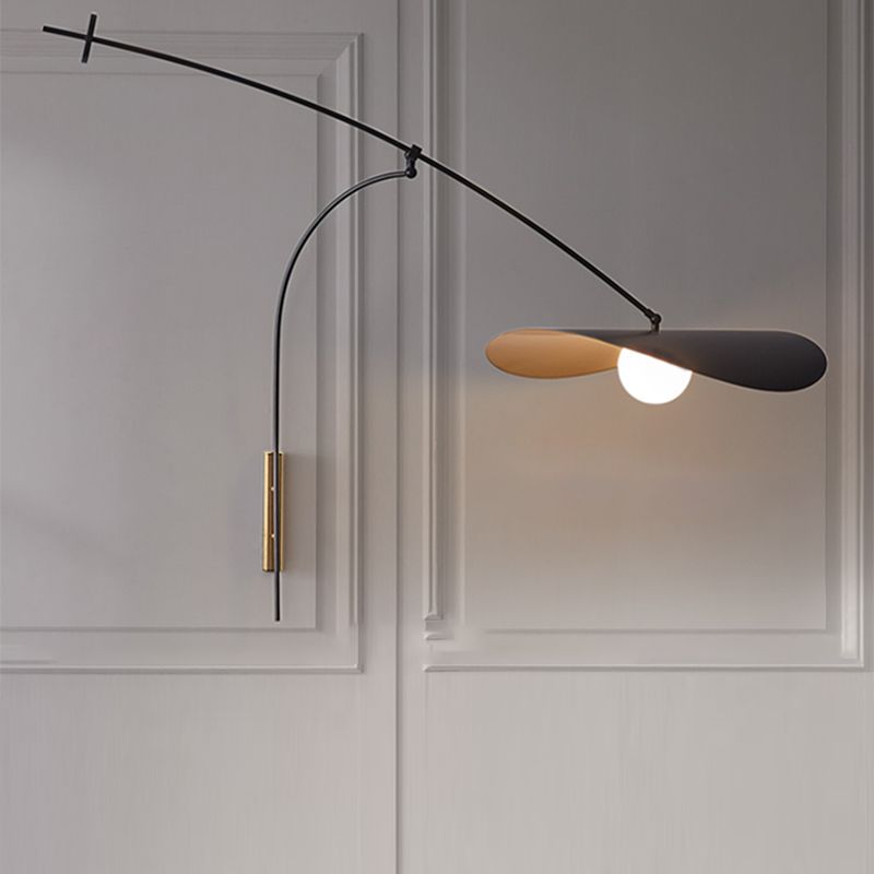 Carins Arc Wall Lamp | 29.1″ × 19.7″ or 42.1″ × 37.0″ | Black / Gold / Gold-Black | Brick by Brick
