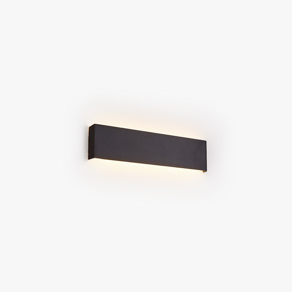 Edge Minimalist Rectangular Wall Lamp | Multiple Sizes 15.8-47.2″ | Black • White • Gold | IP65 Outdoor LED | Brick by Brick