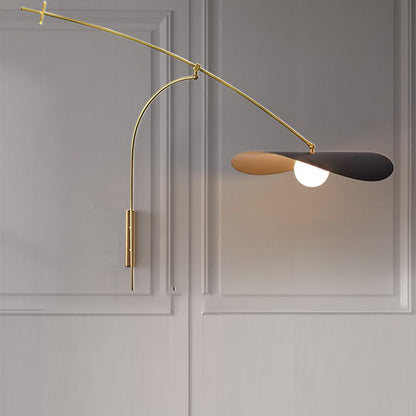 Carins Arc Wall Lamp | 29.1″ × 19.7″ or 42.1″ × 37.0″ | Black / Gold / Gold-Black | Brick by Brick