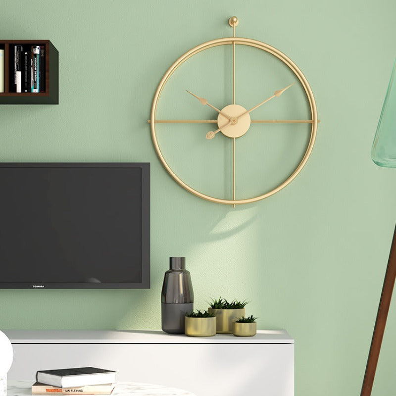 Elegant Gold Oversized Wall Clock | 21 Modern Metal Decor | Silent Mechanism | Premium Iron | Brick by Brick London  

21 Large Gold Wall Clock | Minimalist Design | Oversized Metal Decor | Silent Movement | Home & Office | Brick by Brick London 3