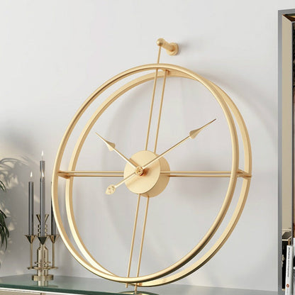 Elegant Gold Oversized Wall Clock | 21 Modern Metal Decor | Silent Mechanism | Premium Iron | Brick by Brick London  

21 Large Gold Wall Clock | Minimalist Design | Oversized Metal Decor | Silent Movement | Home & Office | Brick by Brick London 2