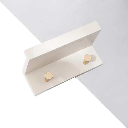 Elegant Wall Shelf with Gold Hooks | Space-Saving Home Organization | 30 cm x 80 cm Premium Wood & Metal | Brick by Brick London

Stylish Wall Shelf with Gold Hooks | 30 cm x 80 cm Space-Saving Design | Premium Wood & Metal | Brick by Brick London 0