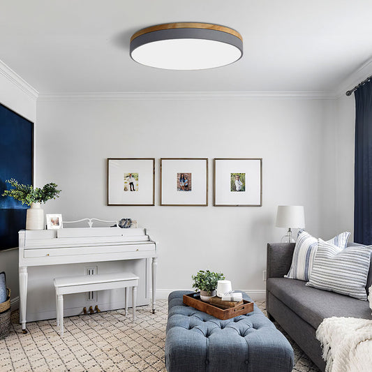 Elegant Wooden Round Flush Mount Ceiling Light | LED Fixture | Solid Wood & Iron | Modern Home Illumination | Brick by Brick London

LED Ceiling Light Fixture | Elegant Round Flush Mount | Solid Wood & Iron | Stylish Home Lighting | Brick by Brick London 1