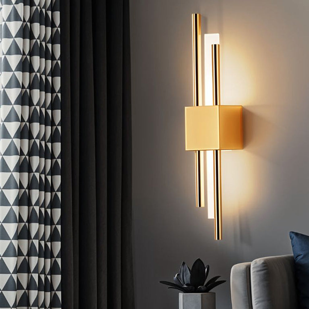 Stylish Wall Light | 19.7″ | Iron Acrylic | LED Sconce |  3‑Colour Switch | Brick by Brick