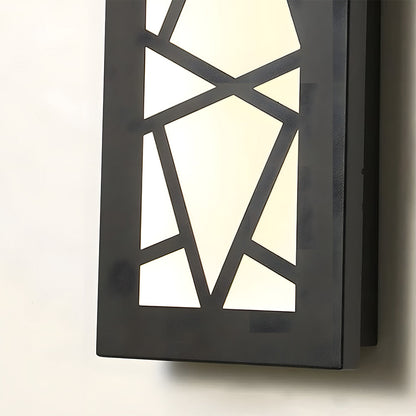 Outdoor Waterproof Wall Light | 15.7–59 x 3.1 in | LED IP65 Long Iron & Acrylic Exterior Fixture | Brick by Brick