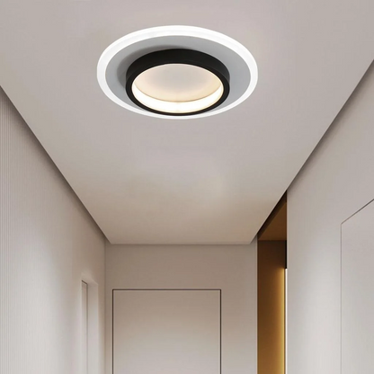 Sleek LED Hallway Ceiling Lamp | 8.3" or 9.4" Metal & Acrylic Fixture | Energy-Saving | Brick by Brick