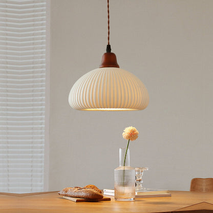 Ceramic Pendant Light | D5.91-9.06 in | Rustic Hanging Lamp | Cozy Home Lighting | Brick by Brick