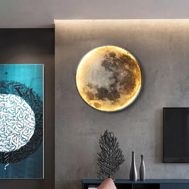 Moon Lamp | 9.44 or 19.68 in | Adjustable Warm & Cool Light | Bedroom Night Light | Brick by Brick