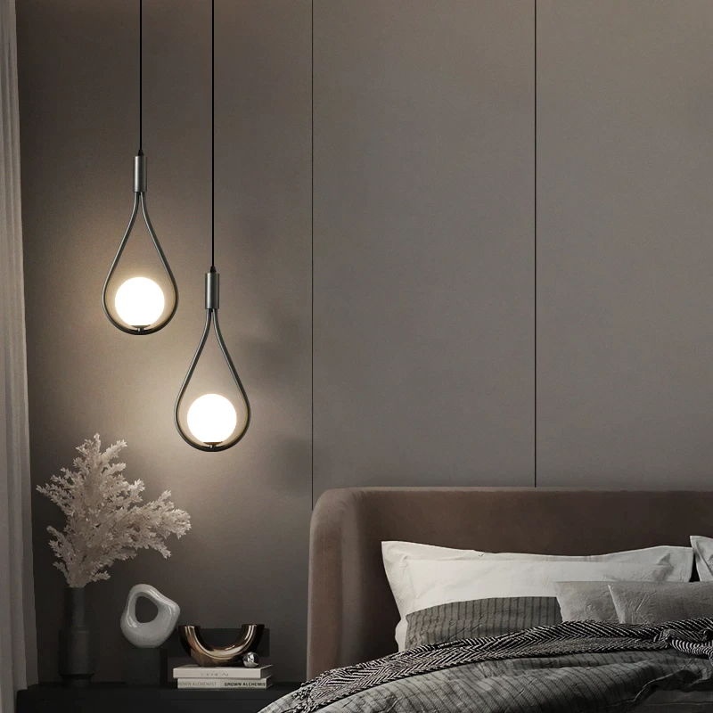Modern Nordic Pendant Light | 14.1 x 6.2 in | Adjustable LED Hanging Lamp | Brick by Brick
