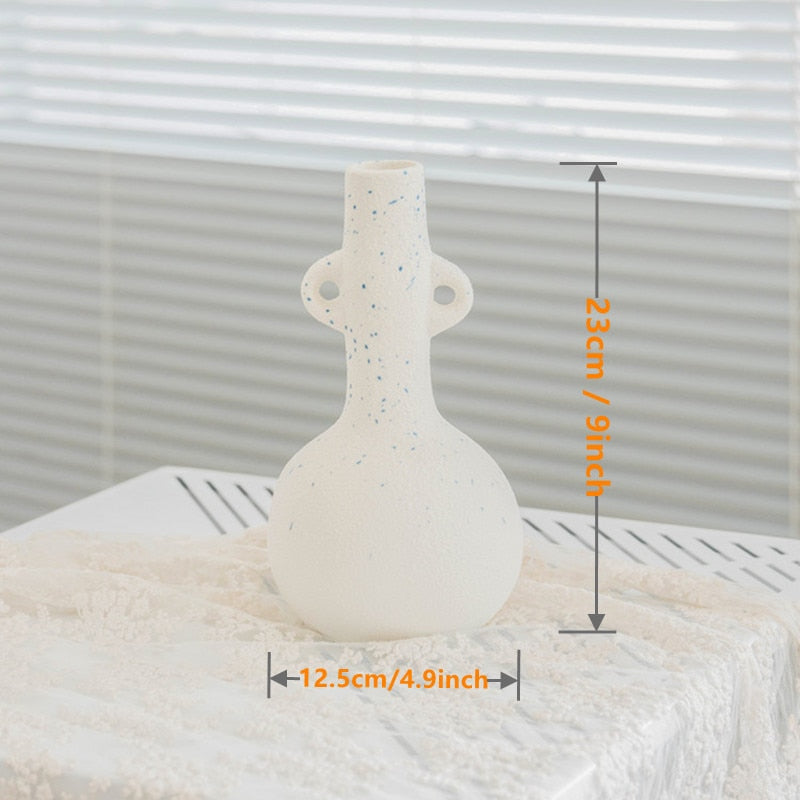 Japandi Cream White Vase | Modern Home Decor | Ceramic | Elegant Accent | Brick by Brick