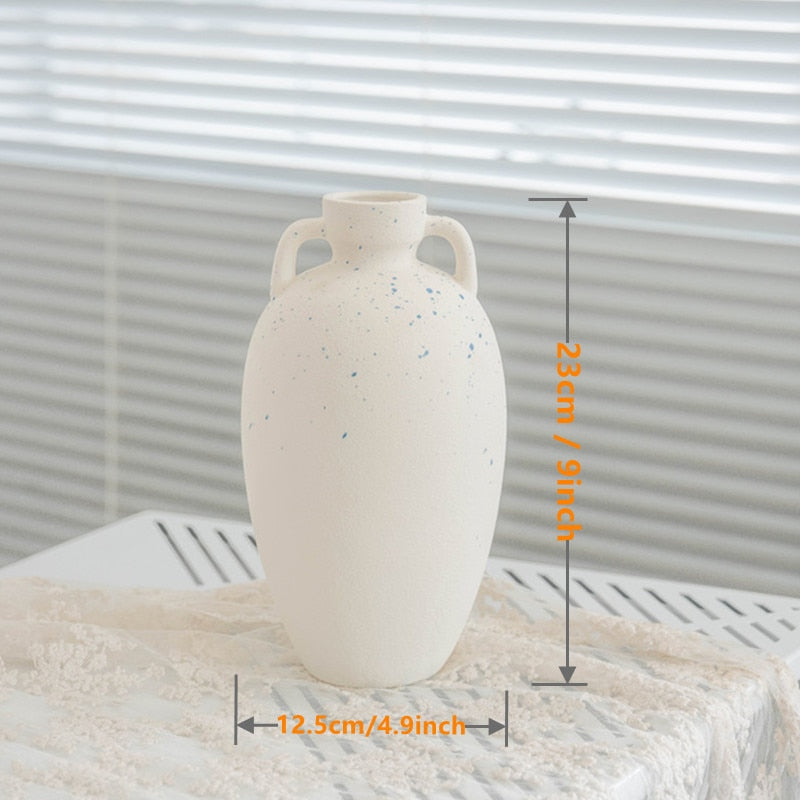 Japandi Cream White Vase | Modern Home Decor | Ceramic | Elegant Accent | Brick by Brick