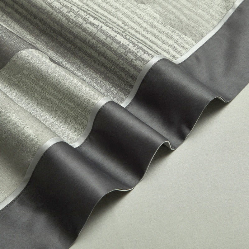 Egyptian Cotton Bedding Set | 78.7 - 90.6 in | Mountain Valley Design | Soft Breathable All-Season Duvet Cover Set | Brick by Brick