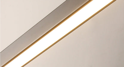 Modern LED Dining Room Chandelier | H 47.2 in | Nordic Long Hanging Fixture | Black or Gold Finish | Brick by Brick