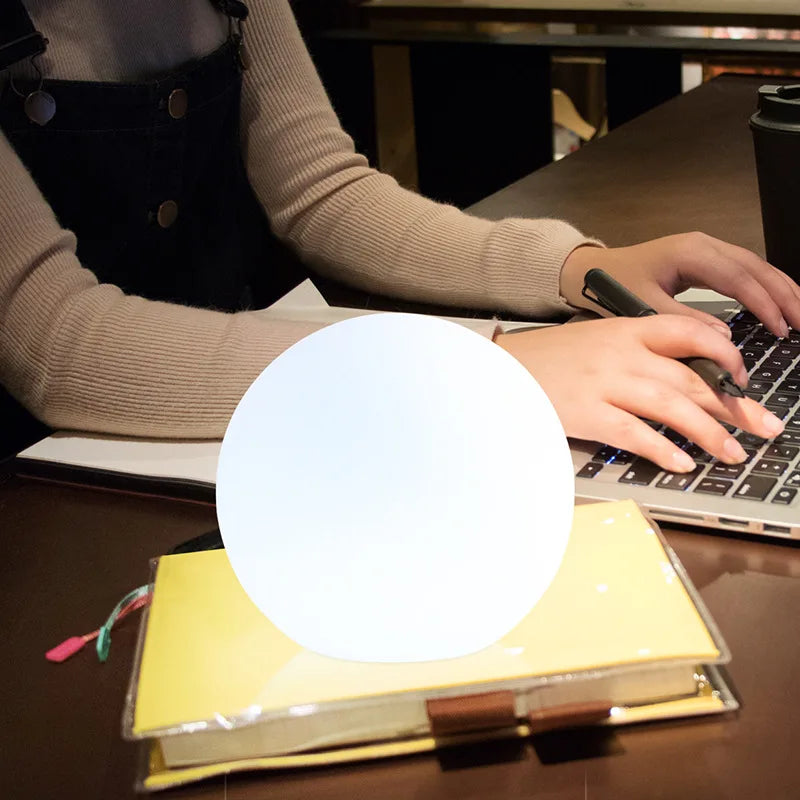 Wireless LED Globe Lamp | 16 Colors & Remote Control | Rechargeable | Mood Light
