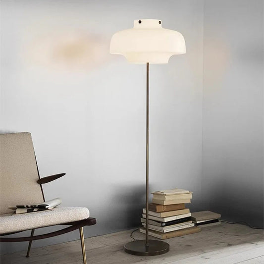 Hagen Floor Lamp Black | Modern Floor Lamp for Living Room | 59 Metal & Glass | Elegant Design | Brick by Brick London 0