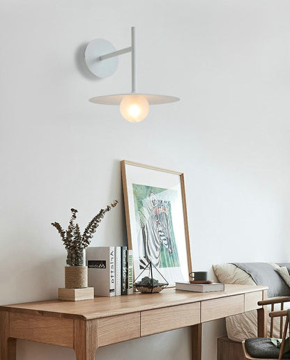 Modern Bedside Wall Light | H10.2 or H31.5 | Iron & Glass | LED Sconce | Bedroom Lighting | Brick by Brick