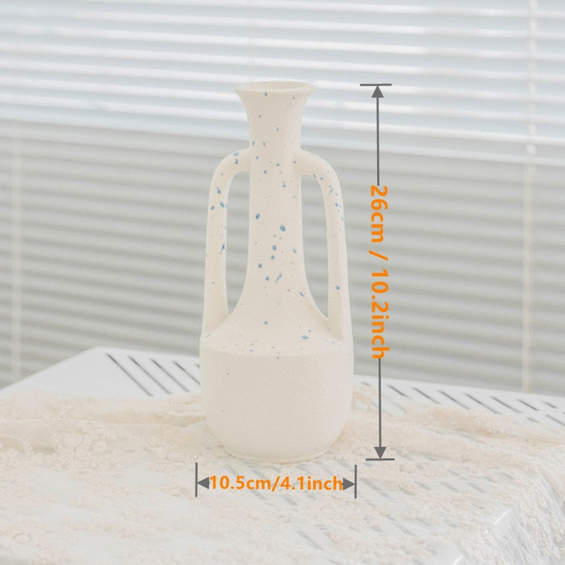 Japandi Cream White Vase | Modern Home Decor | Ceramic | Elegant Accent | Brick by Brick