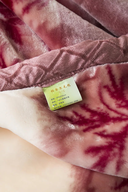 Weighted Blankets Double Layer Raschel Throw |  59×78 in (2 kg) | Soft Warm Faux Fur Mink Blanket | Fluffy Plush Microfiber Bedding | Brick by Brick