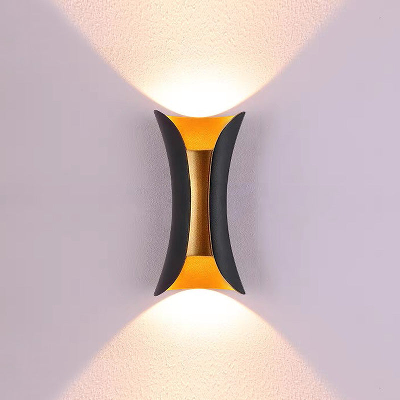Waterproof LED Wall Lamp | 7.9–11.8 x 3.9–4.7 in | Aluminum & Glass | IP65 Rated Modern Outdoor Lighting | Brick by Brick