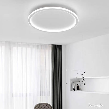 Modern Minimalist Disc Ceiling Light | Soft LED Glow | Contemporary Lighting | Elegant Interior Upgrade | Brick by Brick