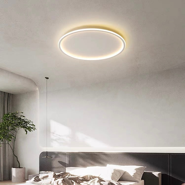 Ultra-Thin Modern Ceiling Light | Flush Mount LED for Low Ceilings | Round & Dimmable
