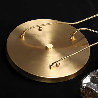 Ice Cube Glass Pendant | 7.1 - 23.6 in | Luxury Brass Hanging Light | Textured Glass Lamp | Contemporary Home Decor | Brick by Brick