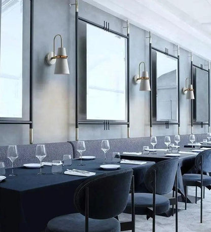 Modern Nordic Wall Sconce | Minimalist Scandinavian Design | Elegant Bedroom Lighting | Brick by Brick