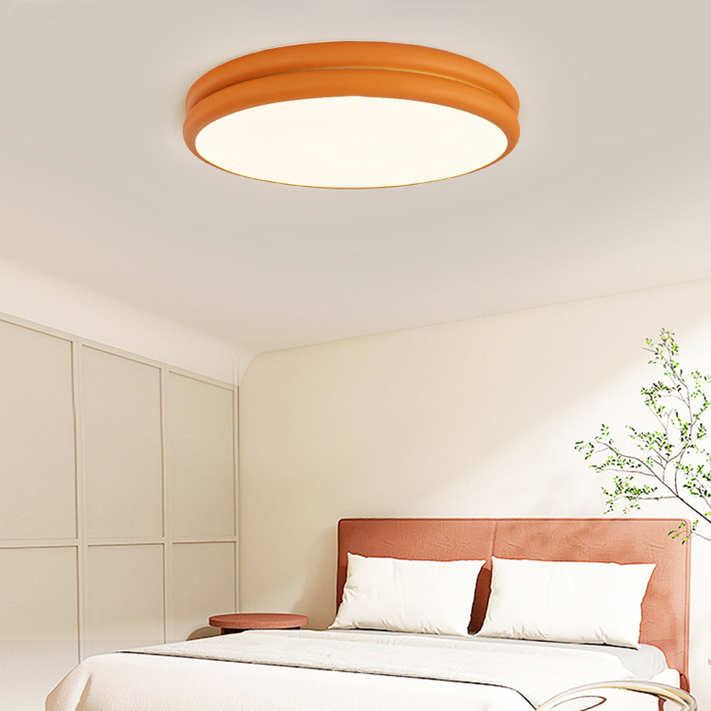 Flush Mount Ceiling Light | 11.8 - 19.7 in | Contemporary Round LED Flush Mount | Modern Metal & Acrylic | Brick by Brick