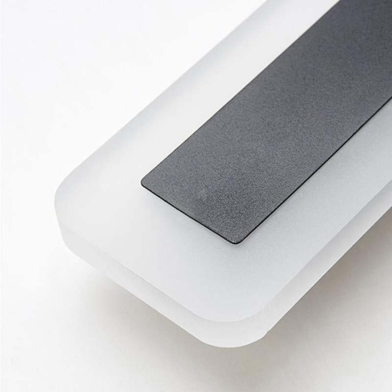 Linear Outdoor Wall Light | 3.1 x 11.8 - 78.7 in | Dark Steel Finish | Edge Modern Glow | Warm or Cool LED | Brick by Brick