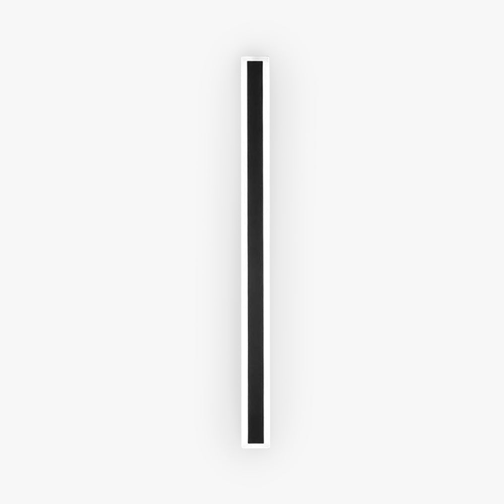 Linear Outdoor Wall Light | 3.1 x 11.8 - 78.7 in | Dark Steel Finish | Edge Modern Glow | Warm or Cool LED | Brick by Brick