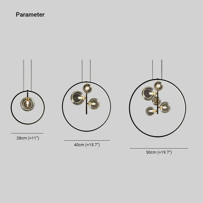 Valentina Glass Bubbles LED Pendant Light | Dia 11 - 19.7 in | Modern Design | Adjustable Cord | Brick by Brick