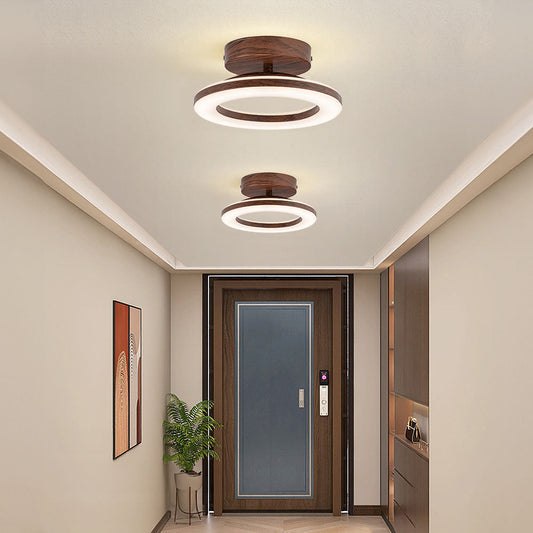 Round Acrylic Ceiling Light | 7.8–11.8in | Transparent Design | Sleek Lighting | Brick by Brick