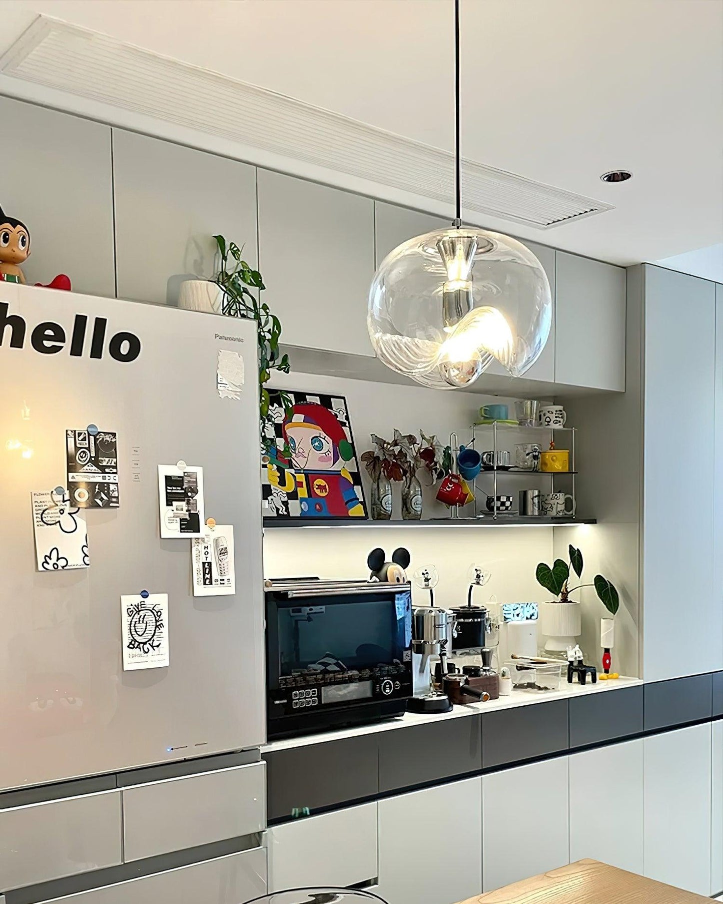 Pendant Light | H9.8 - 59 in | Adjustable Hanging Cable | Modern Ceiling Lamp | Brick by Brick