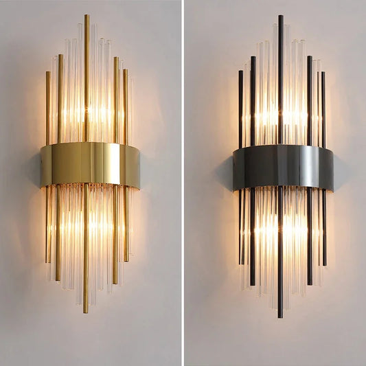 Crystal LED Wall Light | Elegant Luxury Lighting Fixture | Modern Ambient Accent | Brick by Brick