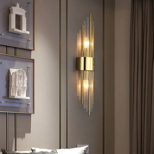 Crystal LED Wall Light | Elegant Luxury Lighting Fixture | Modern Ambient Accent | Brick by Brick