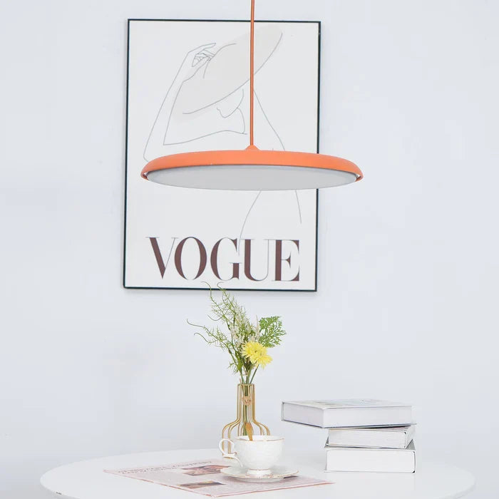 Cookie Pendant Light | 9.8 or 15.7 x 2.5 in | Modern Metal & Acrylic | LED Ceiling Lamp | Brick by Brick