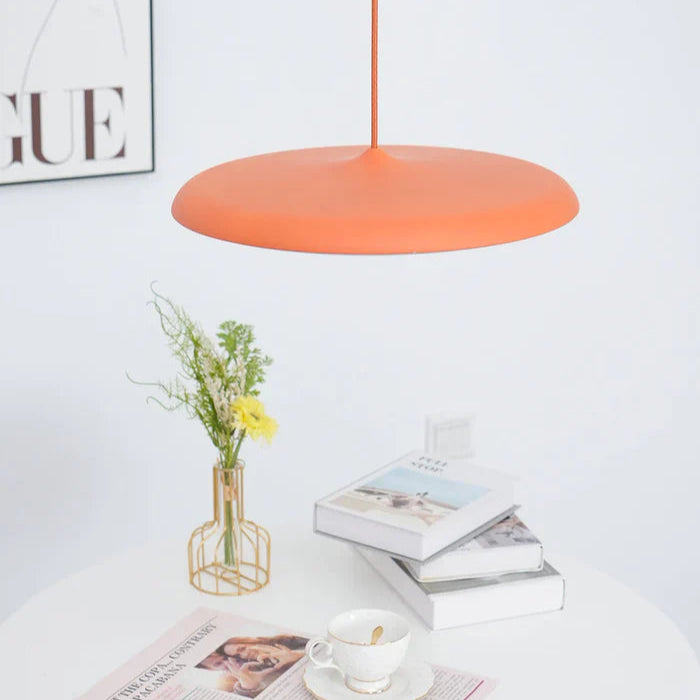 Cookie Pendant Light | 9.8 or 15.7 x 2.5 in | Modern Metal & Acrylic | LED Ceiling Lamp | Brick by Brick