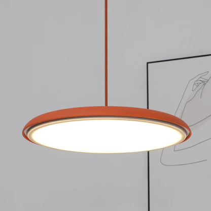 Cookie Pendant Light | 9.8 or 15.7 x 2.5 in | Modern Metal & Acrylic | LED Ceiling Lamp | Brick by Brick