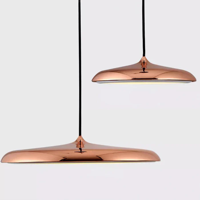 Cookie Pendant Light | 9.8 or 15.7 x 2.5 in | Modern Metal & Acrylic | LED Ceiling Lamp | Brick by Brick