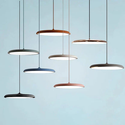 Cookie Pendant Light | 9.8 or 15.7 x 2.5 in | Modern Metal & Acrylic | LED Ceiling Lamp | Brick by Brick