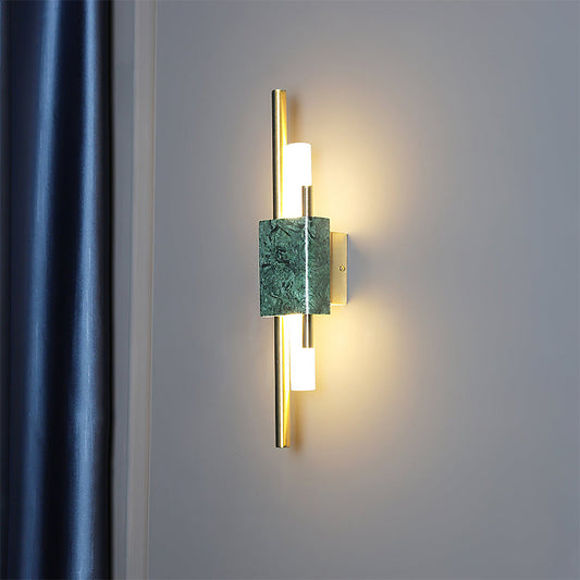 Marble LED Wall Light | Contemporary Wall Sconce | 45/60cm Energy-Efficient Design | Brick by Brick London 1