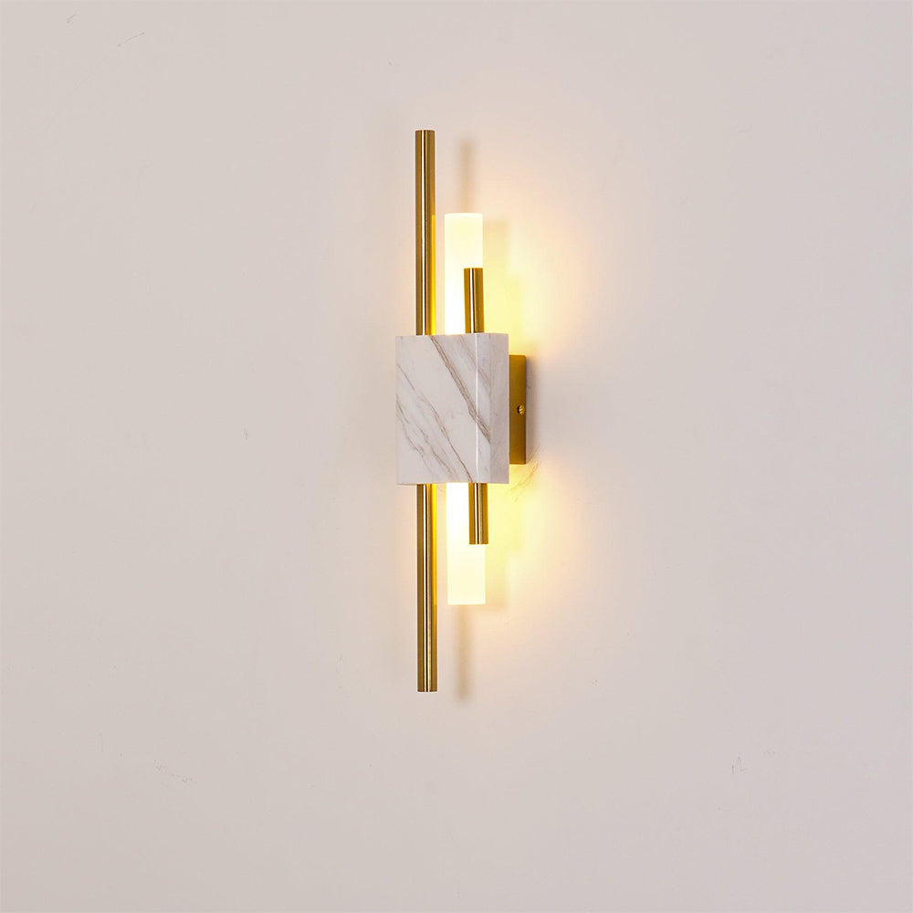 Marble LED Wall Light | Contemporary Wall Sconce | 45/60cm Energy-Efficient Design | Brick by Brick London 10