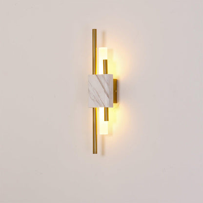 Marble LED Wall Light | Contemporary Wall Sconce | 45/60cm Energy-Efficient Design | Brick by Brick London 10
