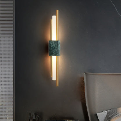 Marble LED Wall Light | Contemporary Wall Sconce | 45/60cm Energy-Efficient Design | Brick by Brick London 6