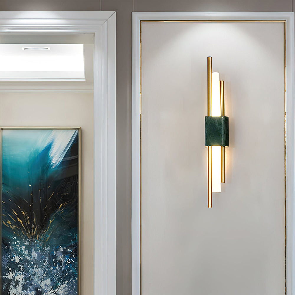 Marble LED Wall Light | Contemporary Wall Sconce | 45/60cm Energy-Efficient Design | Brick by Brick London 7