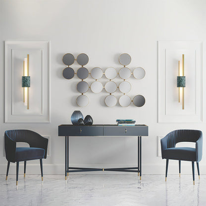 Marble LED Wall Light | Contemporary Wall Sconce | 45/60cm Energy-Efficient Design | Brick by Brick London 8