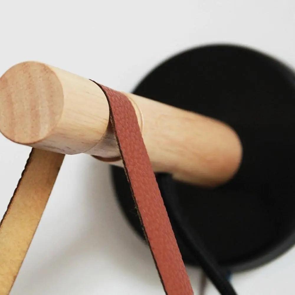 Marit Wooden Wall Light | 8.6 x 5.1x in | Nordic Wood & Metal Sconce | Bedroom Lighting | Brick by Brick